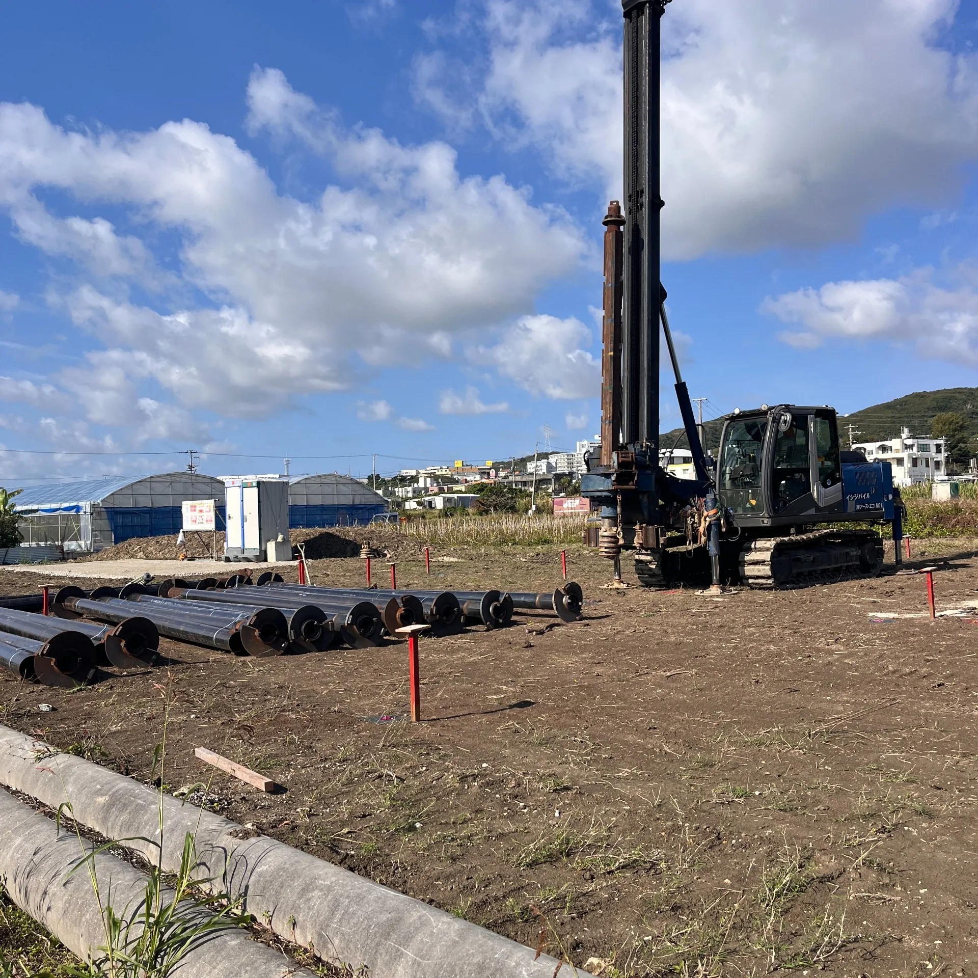 基礎杭施工スタート④