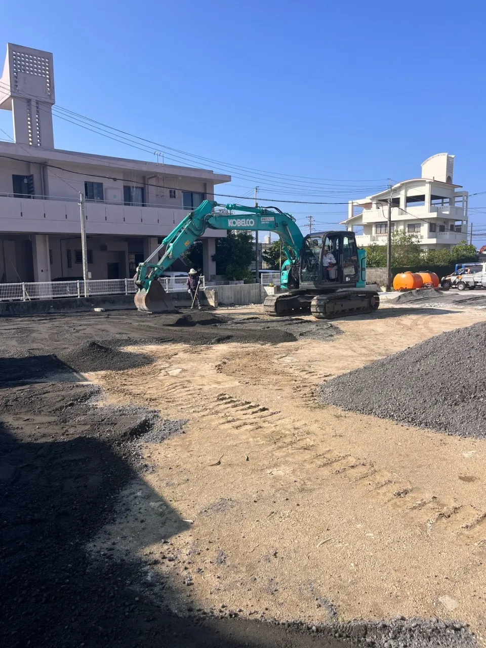 カリー観光カタマSP施工途中経過