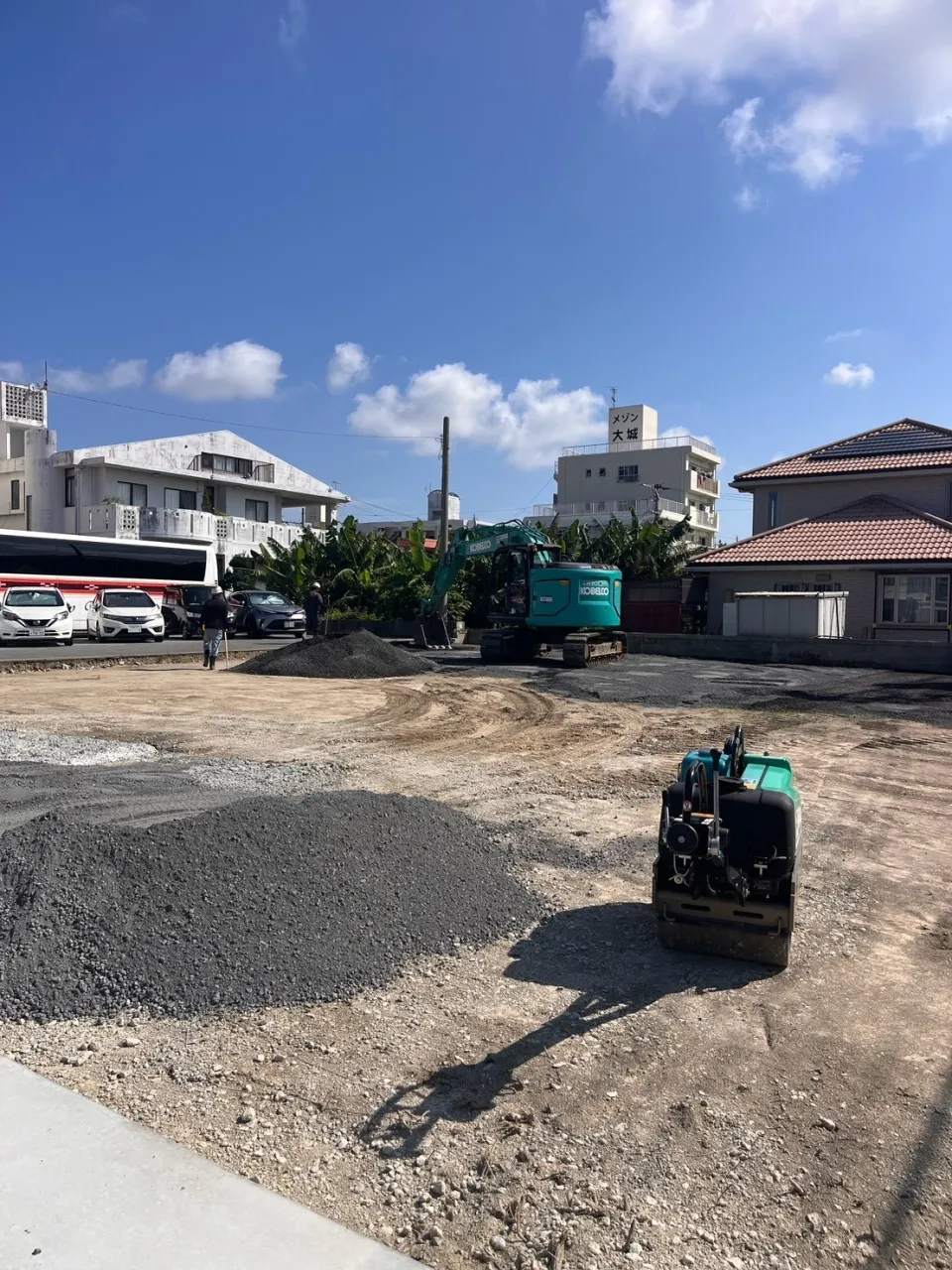 カリー観光カタマSP施工途中経過