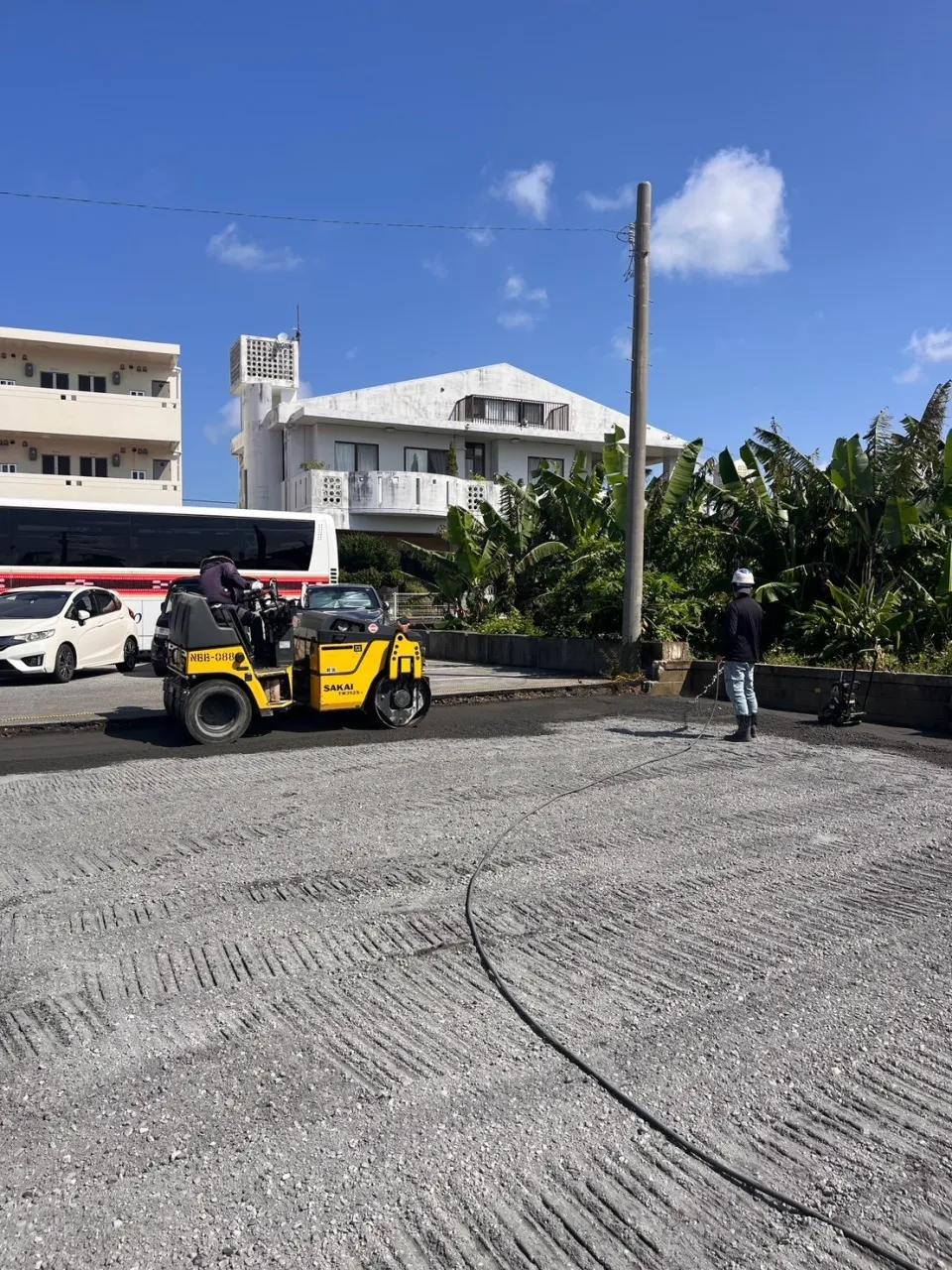 カリー観光カタマSP施工途中経過