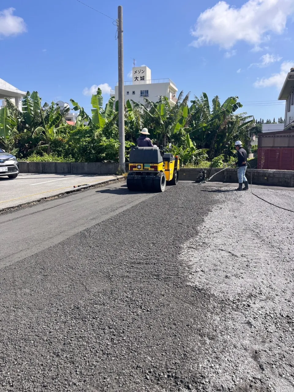 カリー観光カタマSP施工途中経過