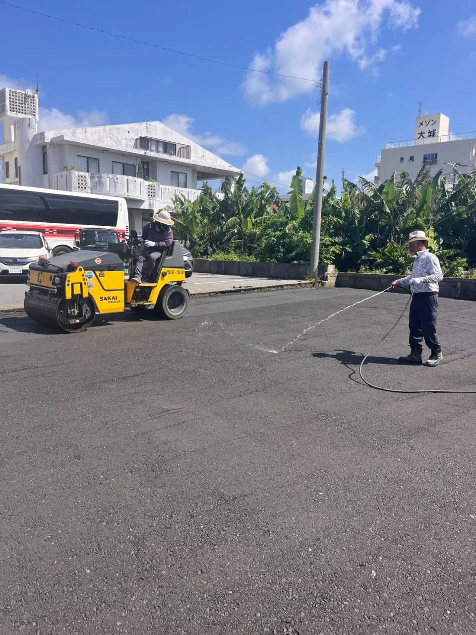 カリー観光カタマSP施工途中経過