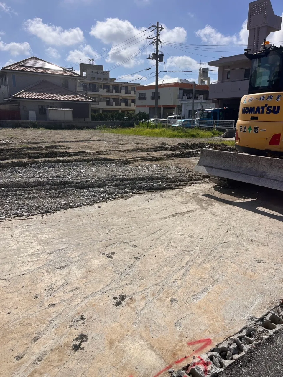 カリー観光カタマSP施工途中経過